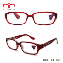 Damen-Kunststoff-Brille mit Diamant-Dekoration und Laser (WRP507283)